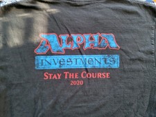 2020 Alpha Investments T-Shirt Vintage OG Stay The Course 2020 L Large - Rudy