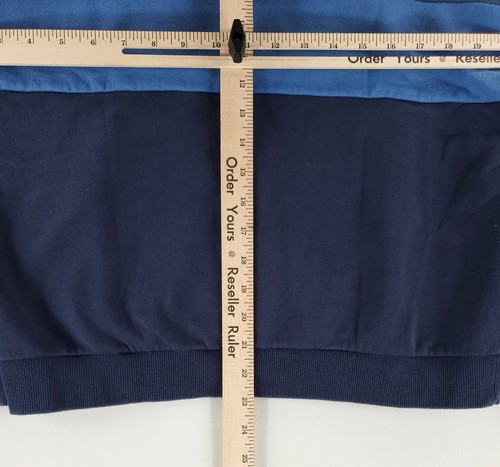 Marine Layer Hoodie Sweatshirt gestreift grün blau Kängurutasche Herren M - Bild 6 von 7