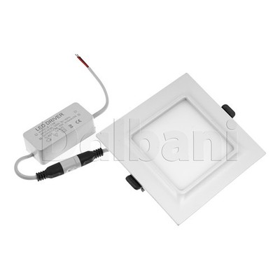 6pcs 9W 6000k White Square Surface Mounted LED Panel Light