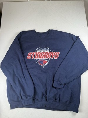 South Carolina Stingrays Hockey Sweatshirt Mens 2XL Blue Pullover