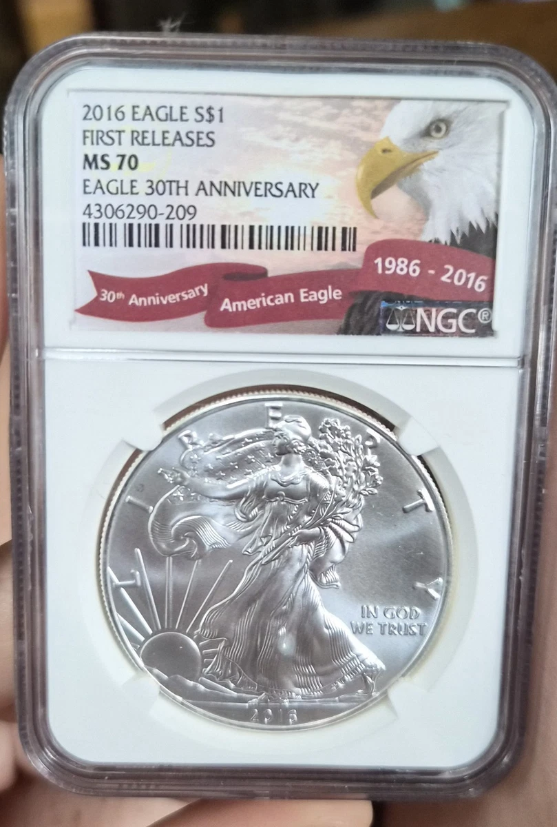 MS 70 American Eagle Silver Bullion Coins for sale | eBay