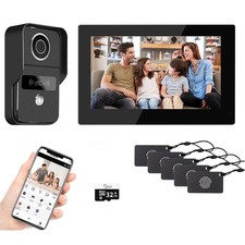 2-wire video intercom apartment system 1080P camera 7 inch monitor