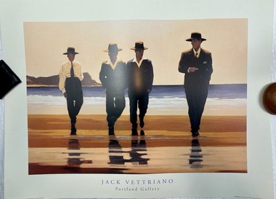 Jack Vettriano Art Print Titled  The Billy Boys   Portland Gallery, London ￼