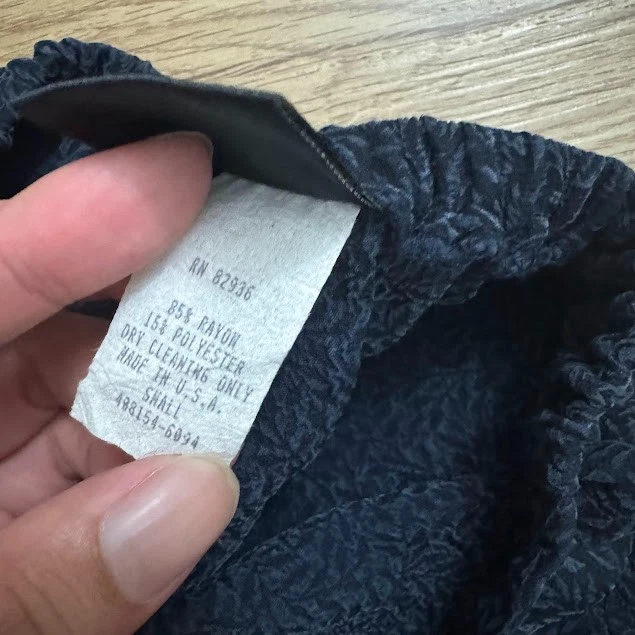 Falda Tailor B.Moss Azul Marino Talla Pequeña Mezcla Raylon Foto 4 de 4