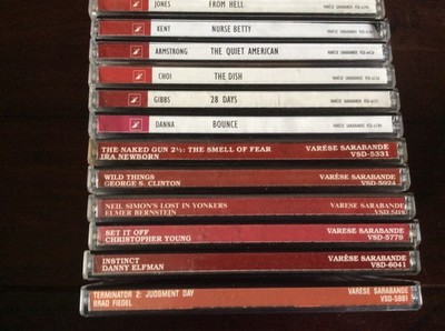 Varese Sarabande Score[12 CD Soundtrack]Brad Fiedel Bernstein Danna Danny Elfman
