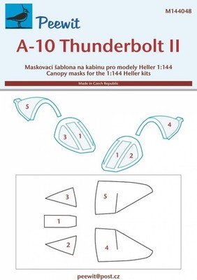 A-10 Thunderbolt II (designed to be used with Heller kits) / 1:144