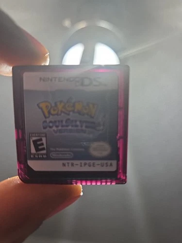 Pokemon: SoulSilver Version (Nintendo DS) Authentic Clear  Cartridge Only Tested