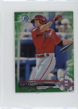 2017 Bowman Chrome Minis Prospects Green Refractor 79/99 Scott Kingery o1w