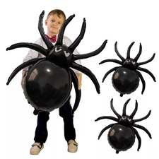 Halloween Spider Foil Balloon Helium/ Air Trick or Treat Party Balloons Decor UK