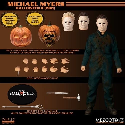 Mezco NEW * One:12 Michael Myers * Halloween II (1981) Action Figure Horror