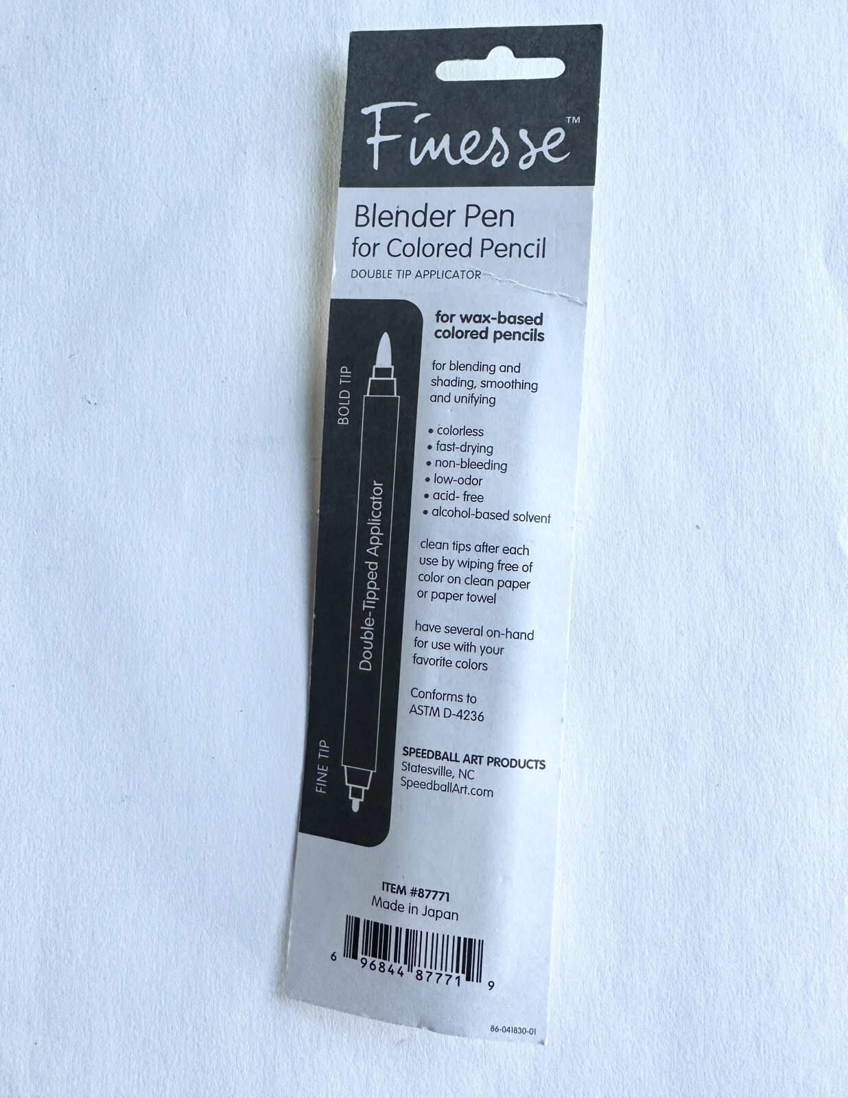 1 New Speedball Art Products Finesse Artist Colored Pencil Blender