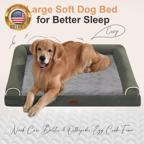 Large Dog Bed Orthopedic Washable: Beds Bolster XL Bed Big Xlarge Dogs Memory Fo - Picture 2 of 7