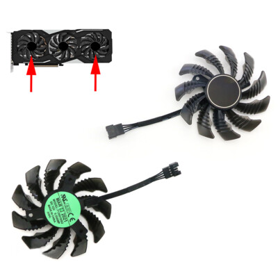 T128010SU For Gigabyte RTX2060 2070 2080 2080ti Graphics Card Cooling Fan 77mm
