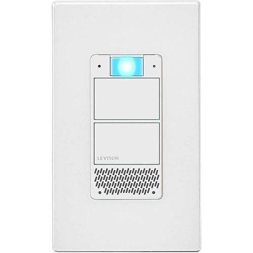 Leviton DWVAA-1BW Decora Smart Voice Dimmer mit Amazon Alexa integriertem 120 VAC - Bild 1 von 1