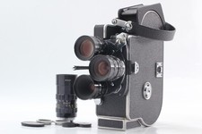  CLA'd Bolex H16 REX5 16mm film movie camera  13,25,50,100mm 4Lens from Japan
