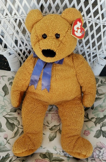 Ty Beanie Buddy Large Size Bear Named 