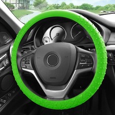 Silicone Steering Wheel Cover With Nibs Pattern Sturdy Massaging Grip