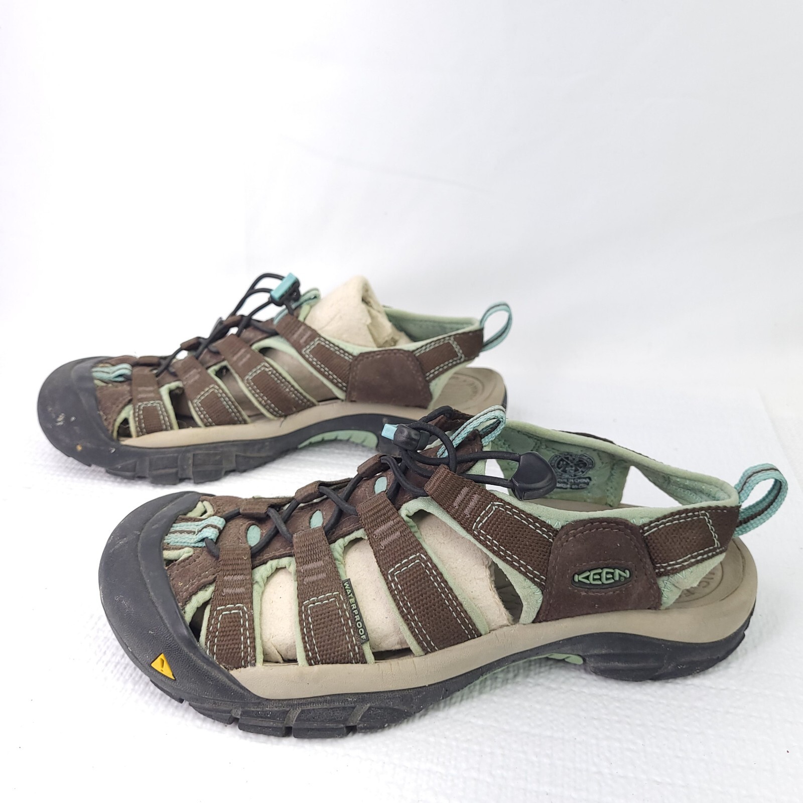 Sandali sportivi sportivi sportivi Keen Newport H2 marroni blu scarpe da donna taglia 9 5