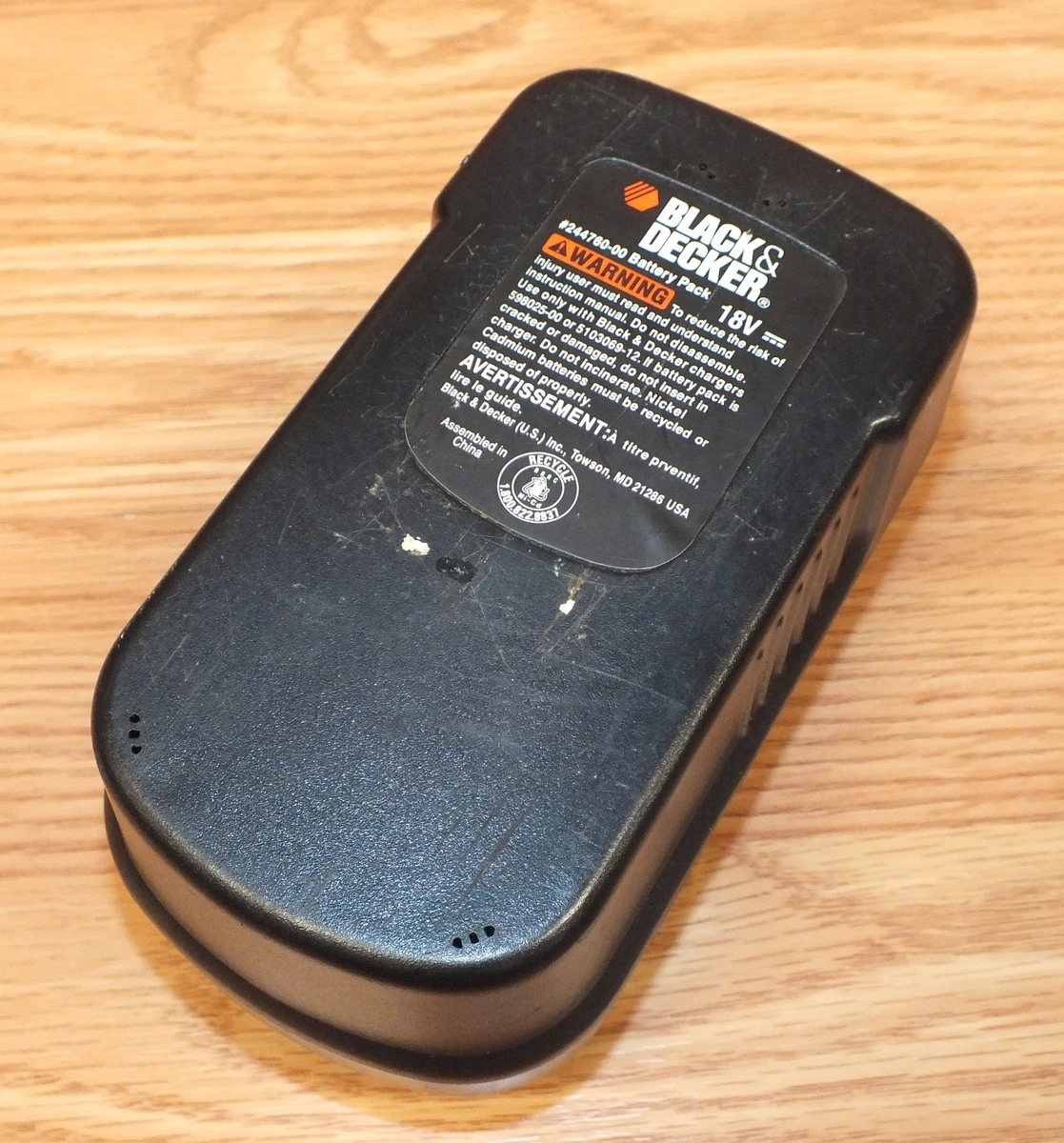 Black Decker 18 Volt Battery Replacement