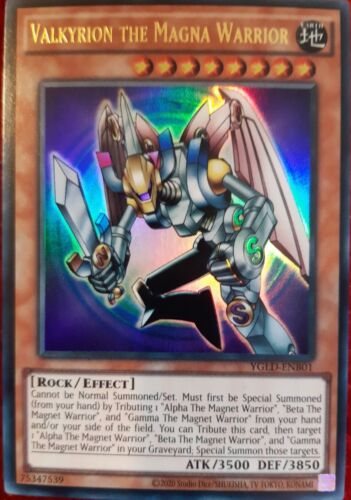 YGLD-ENB01 Valkyrion the Magna Warrior Ultra Rare UNL edition Mint YuGiOh Card - Picture 1 of 3