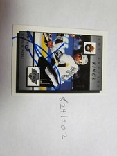 1990 Smokey Bear John Tonelli  signed NHL Hockey Card 