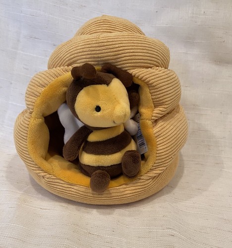 NUOVO peluche Jellycat Honeyhome Bee Beehive London HON2B - Foto 7 di 11