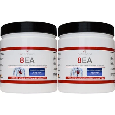 NETZEBAND Amino Pattern Pulver 8EA NATURAL 720g Aminosäuren veganes Pulver 2 Dosen