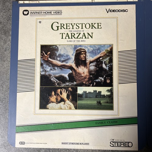 Greystoke Legend Of Tarzan Video Laserdisc Double Disc CED VG - Picture 2 of 6