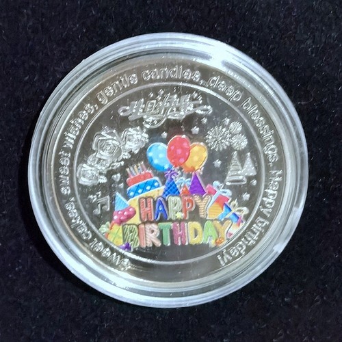 1pc Collection Coin Lucky Happy Birthday Gedenkmünzen Geburtstagsgeschenk _cn - Bild 12 von 14