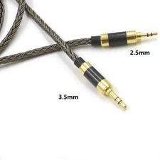16Core 7N OCC Mini trs jack 3.5mm male to 2.5mm stereo aux male Headphone cable