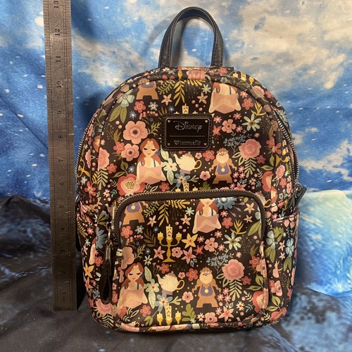Loungefly Disney Belle Beauty and The Beast Satin Mini Backpack - Picture 16 of 17