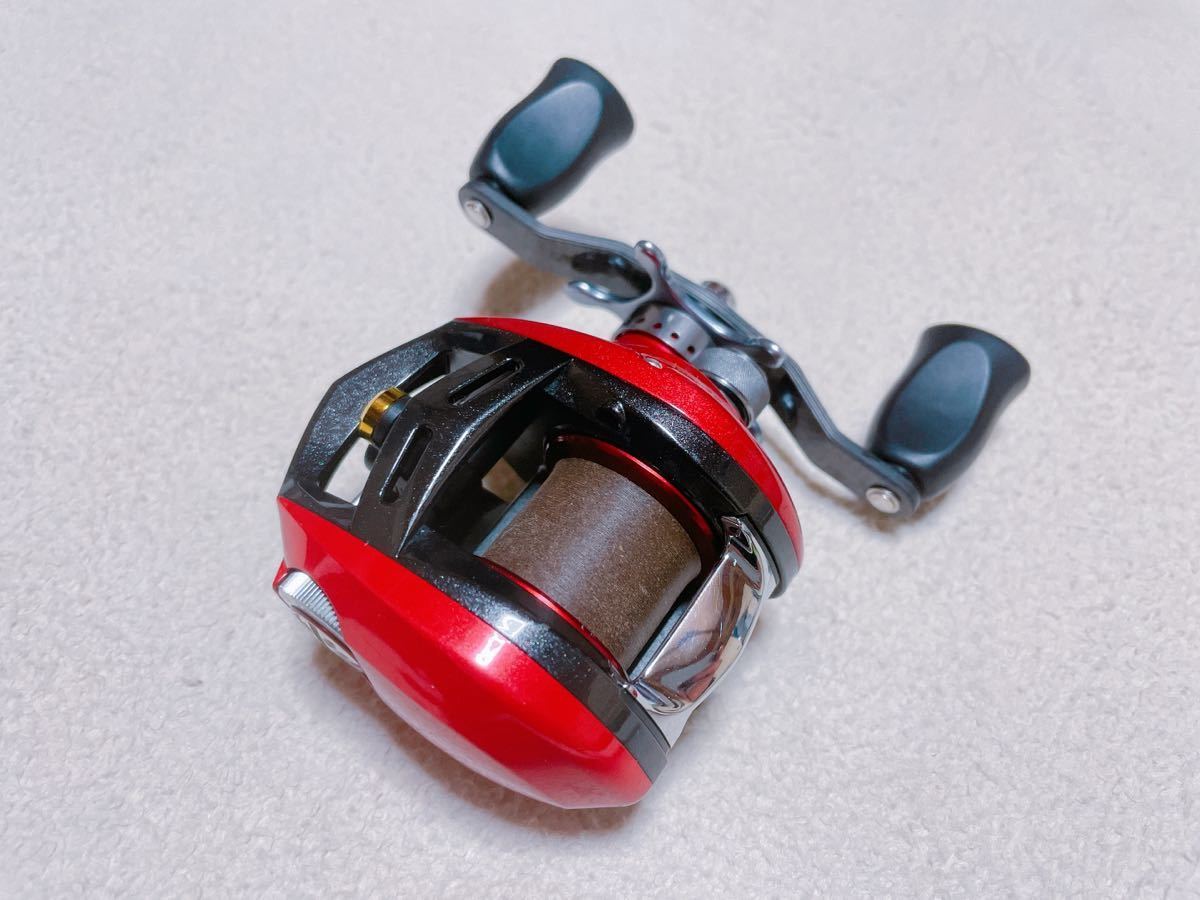 DAIWA Aird Red Tune 100R Double Shaft Baitcast Fishing Reel DAIWA Aird Red Tune 100R Double Shaft Baitcast Fishing Reel