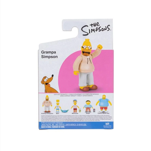 Figura de acción Grandpa (Grampa) Simpson Los Simpson escala 2 1/2" - Imagen 3 de 5