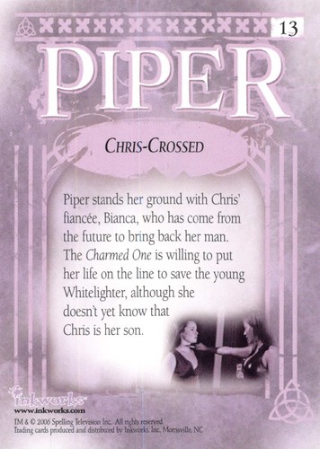 2006 INKWORKS CHARMED DESTINY PICK-A-CARD 1-72 BASE TRADING CARDS OR WRAPPER - Picture 28 of 145
