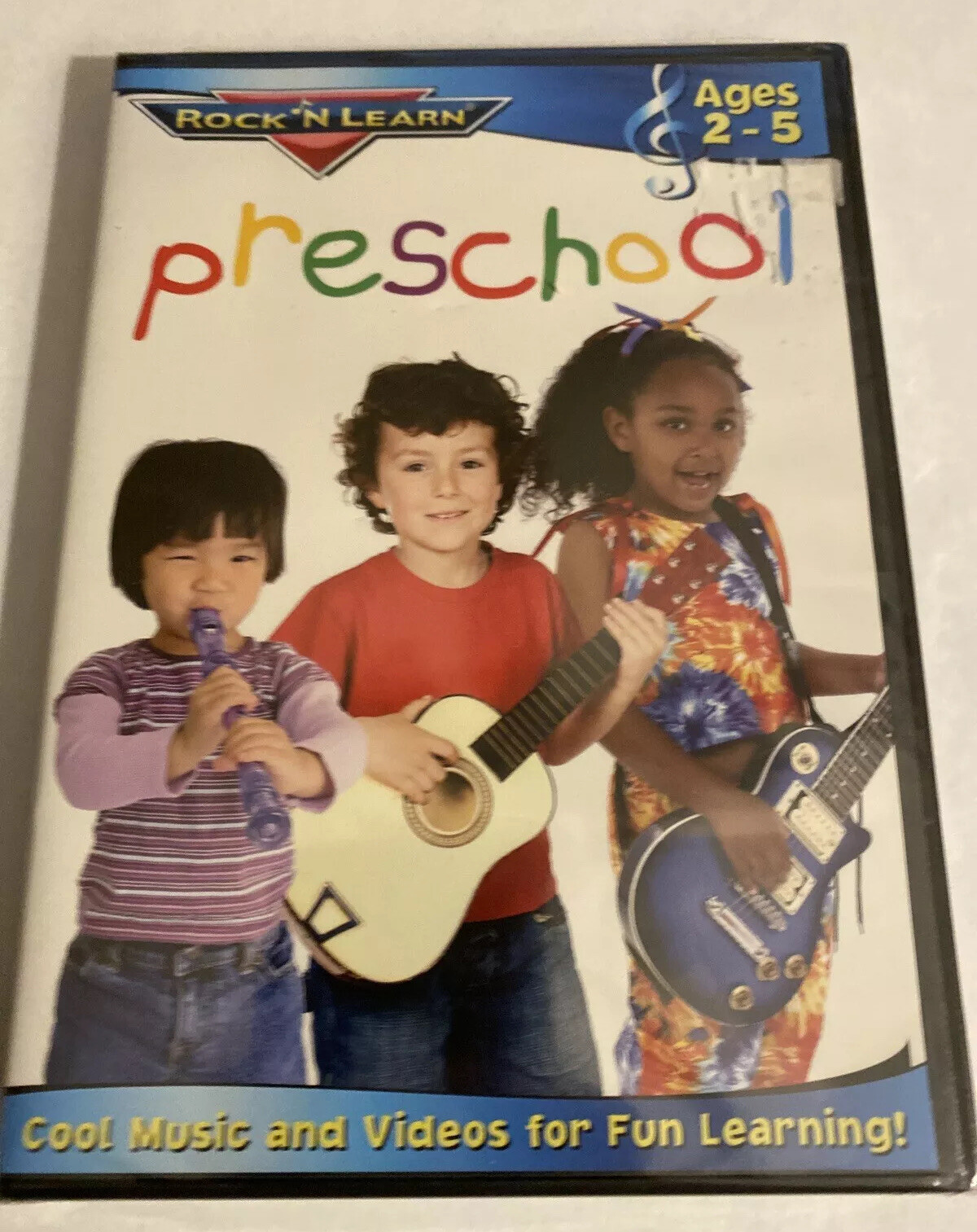 Rock N Learn PreSchool Ages 2-5 Music & Videos for Learning New Sealed ...