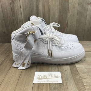 Nike Air Force 1 Mid CMFT Victor Cruz White/Gold Shoes (AO9298-100) Mens  Size 11 | eBay