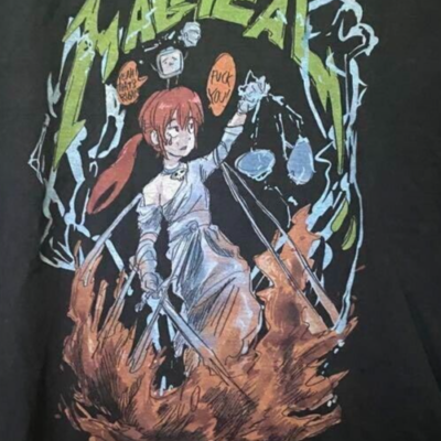 20SS NUBIAN JUN INAGAWA MAGICAL T-Shirts oversize XL Anime