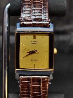 Vintage Good condition Seiko 7321-5740 EXCELINE Working item