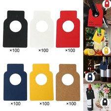 100 etichette per collo di bottiglia di vino, etichette per cantina per