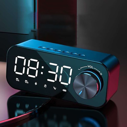 Digital bluetooth Speaker Usb Charging Digital Display Alarm Clock For Desktop - Picture 4 of 15