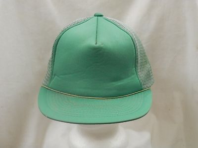 plain green trucker hat