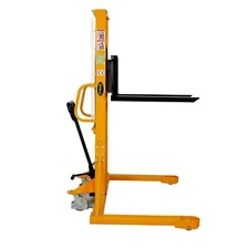 APOLLOLIFT Manual Pallet Stacker 1100lbs Hydraulic Lift Straddle Stacker 63 inch