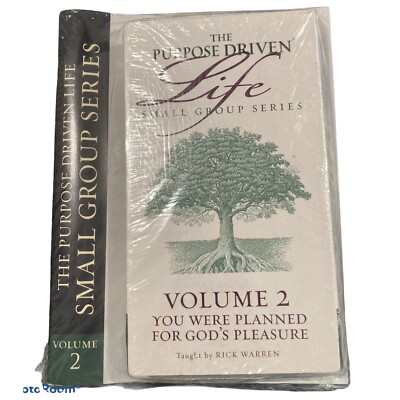 The Purpose Driven Life Small Group Rick Warren Vol. 2  1 VHS, 10 Guides NEW
