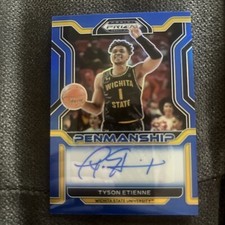 2022-23 Panini Prizm Draft Picks - College Penmanship Blue Prizm  