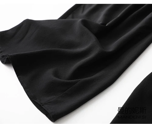 Damen 100 % Seide Maulbeere weites Bein Hose Abend Komfort Palazzo lose Hose - Bild 19 von 39