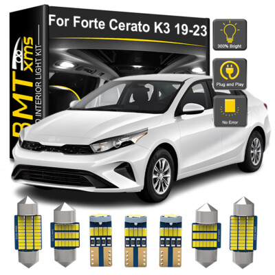 10x Interior LED Light Bulbs + Free Tool For KIA Forte Cerato K3 2019-2023