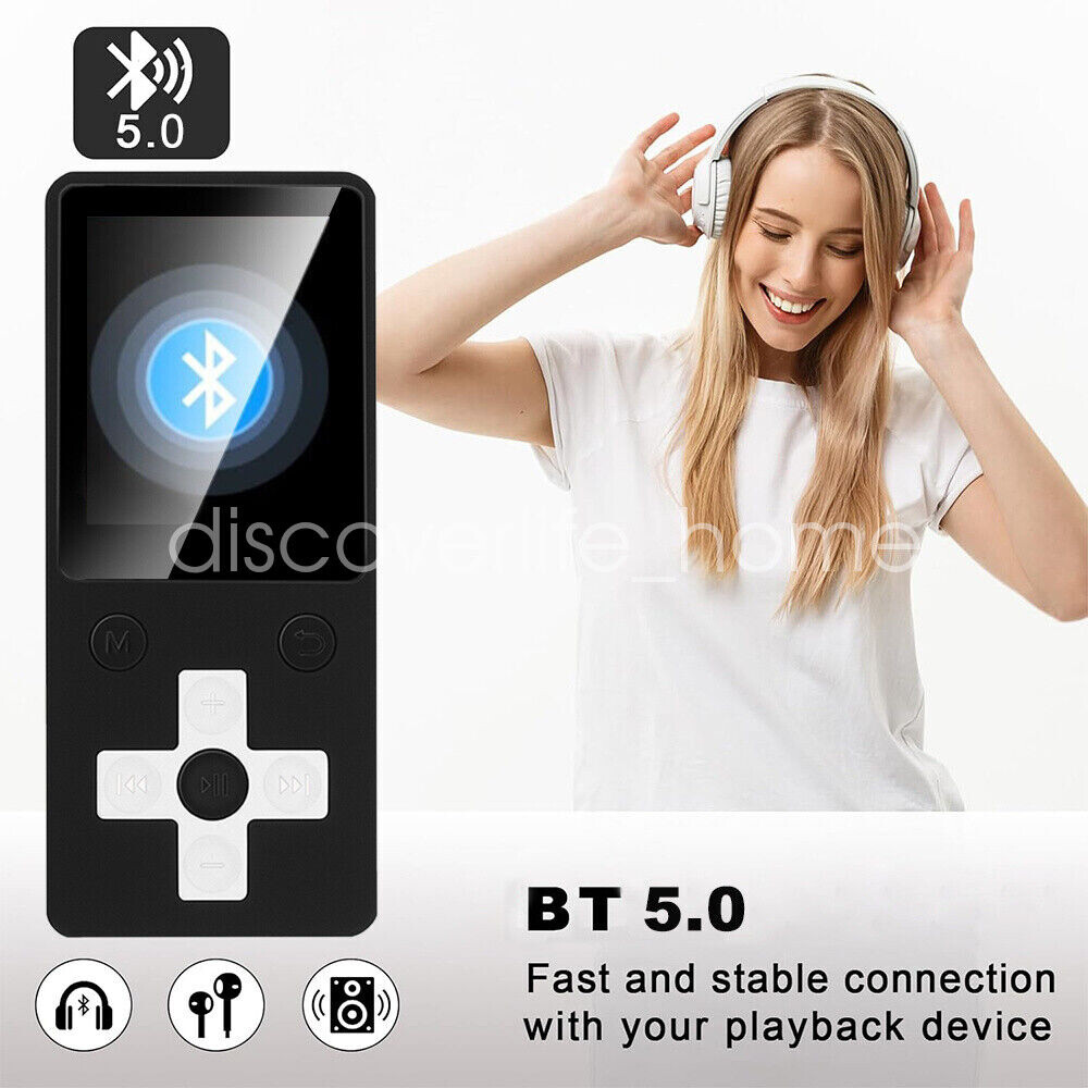 Lettore MP3 Bluetooth 5.2, MECHEN 2.8" 64GB Lettori MP3 Altoparlante HD Integrato, Lettore