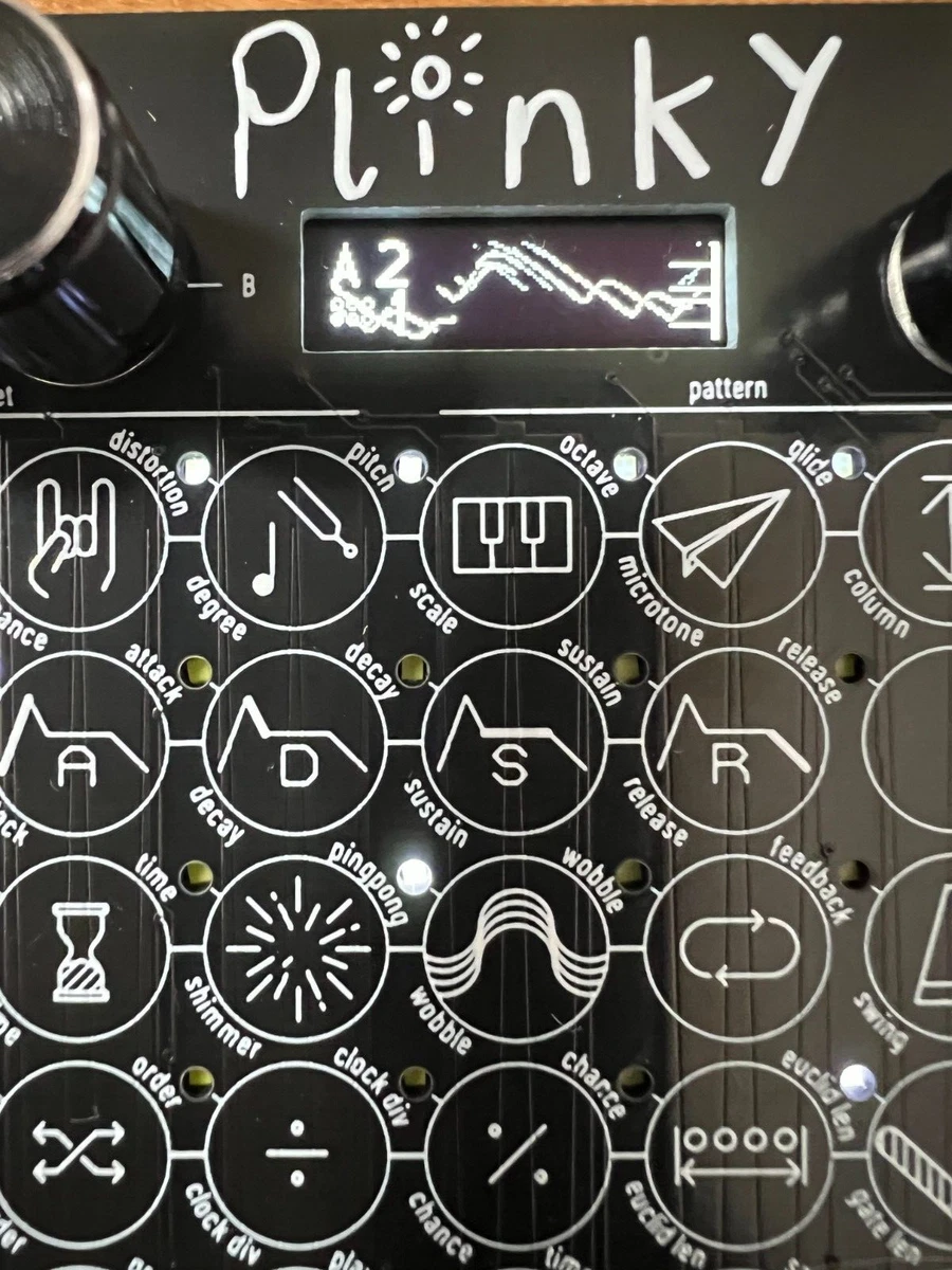 Plinky Synth Touch Type Eurorack Modular High Performance Synthesizer Module