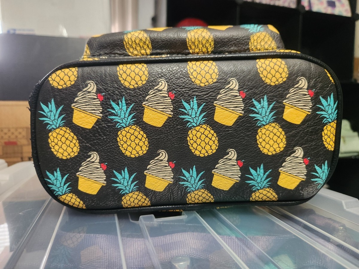 DoleWhip Loungefly SET! Very rare! Pineapple Dole Whip Loungefly Disney Mini Backpack | eBay main image 4