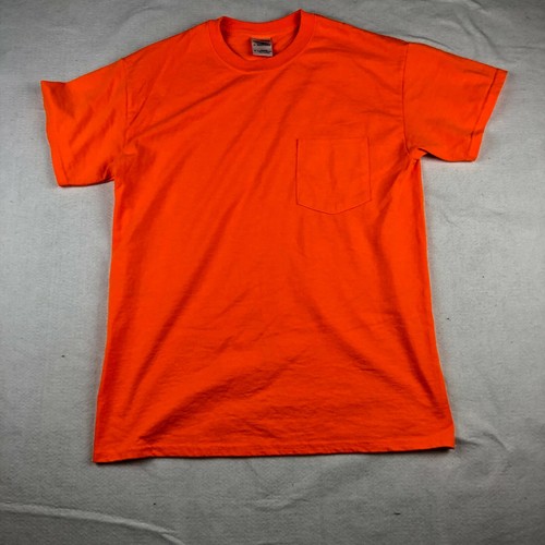 Gildan Neon Orange Safety Men's Medium 